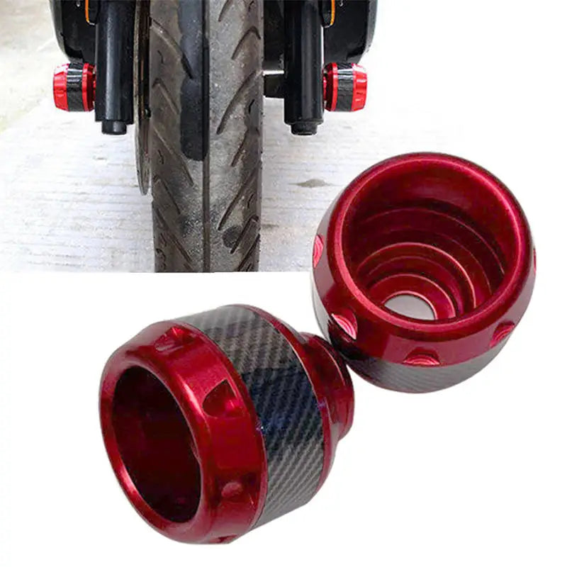 2PCs Motorcycle Frame Sliders Aluminum Alloy Crash Pad Protectors Motorcycle Frame Slider Richie's