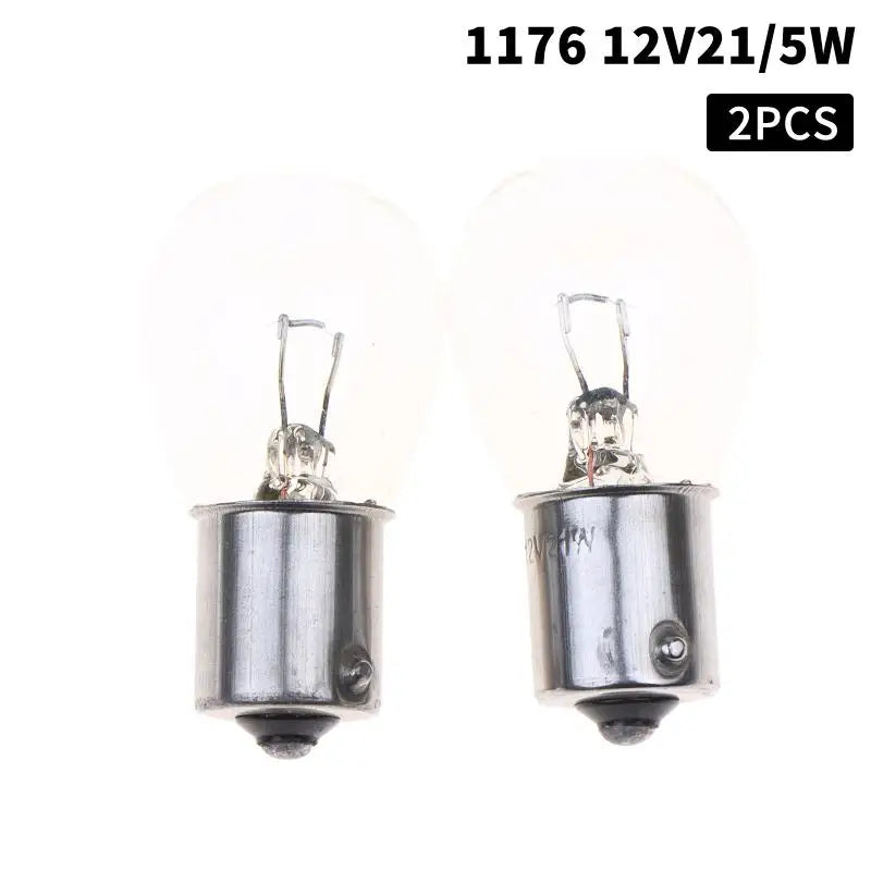2-Pack Halogen Car Bulbs 1157 1141 12V/24V Amber & Clear Halogen Car Bulbs Richie's A3
