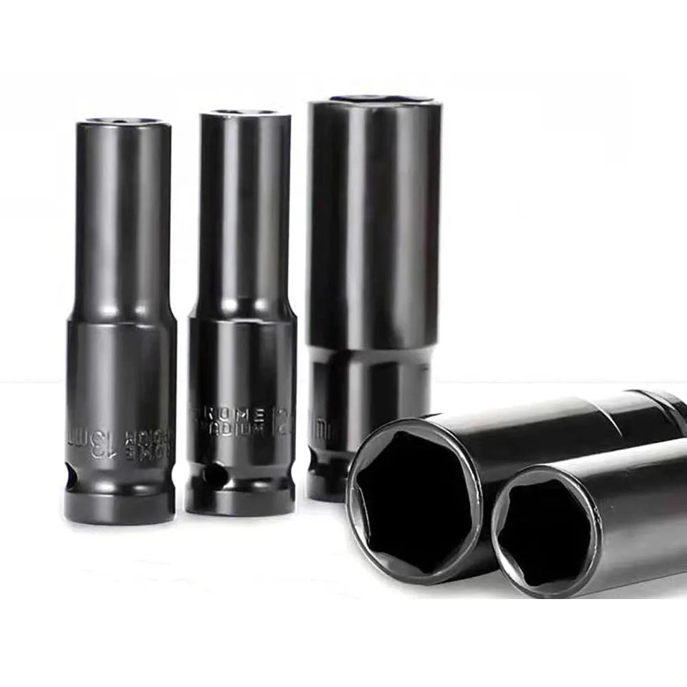 10pc 1/2" Drive Metric Deep Impact Socket Set | Pneumatic Impact Socket Set Richie's