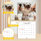 2027 Funny Cat Meme Wall Calendar – Monthly Hanging Planner Wall Calendar Richie's