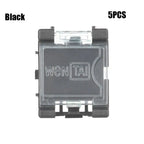 Stackable SMT SMD Component Storage Box – Small Parts Organizer Small Parts Organizer Richie's black-5pcs