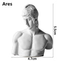 Greek Mythology Plaster Bust Statue | Resin Figurine Home Decor Bust Figurine Statue Richie's Ares
