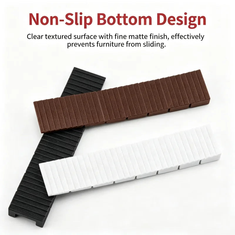 Rubber Wedge Shims Furniture Levelers – 4/10 Pcs, Cut-to-Fit Furniture Leveling Shims Richie's
