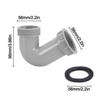 Kitchen Sink Drain Connector Threaded Nut Sealing Gasket Adapter Drain Pipe Adapter Richie's Type--J