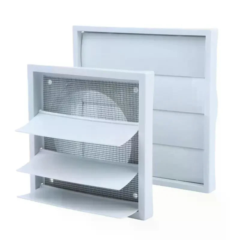 White Plastic Vent Cover Grille – One-Way Exhaust & Waterproof Exhaust Vent Cover Richie's