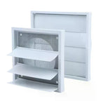 White Plastic Vent Cover Grille – One-Way Exhaust & Waterproof Exhaust Vent Cover Richie's