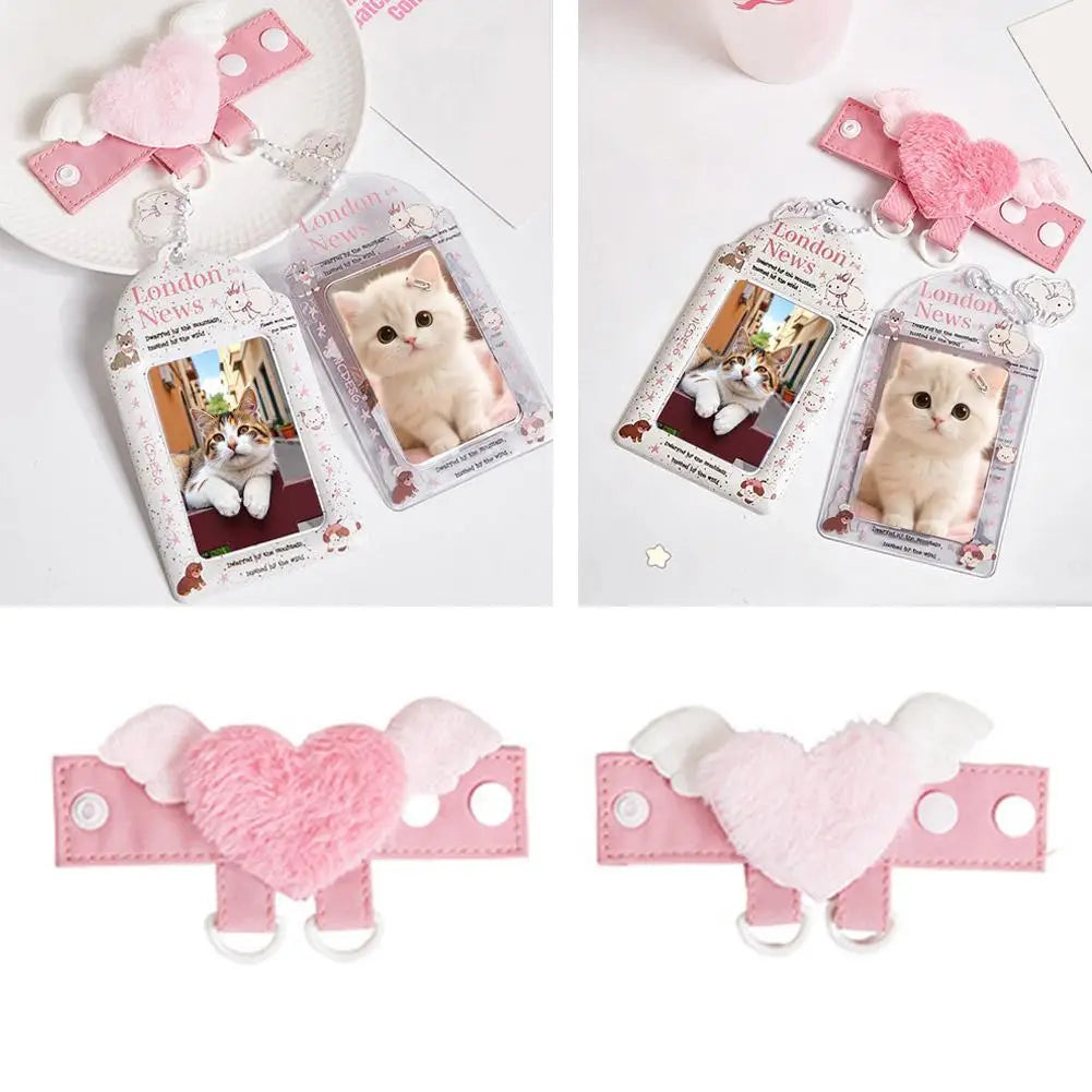 Plush Angel Wings Doll Keychain Bag Charm Pendant Gift Bag Charm Keychain Richie's