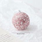 Pink Shatterproof Christmas Ball Ornaments – Velvet Foam Xmas Décor Christmas Tree Ornaments Richie's Ball 3