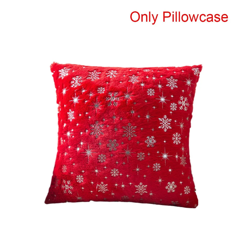 Christmas Throw Pillow Cover – Festive Plush Cushion Slipcover Throw Pillow Cover Richie's Style 1