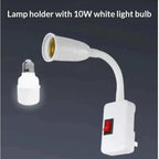 E27 Lamp Holder Socket with Switch – LED Bulb Base Lamp Holder Socket Richie's 10W With Switch No plug