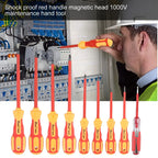 Magnetic Insulated Screwdriver Set – Phillips & Slotted Bits Insulated Screwdriver Set Richie's