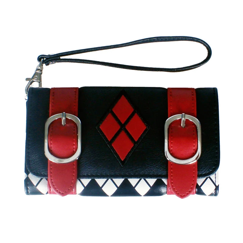 Women's Buckle Long Wallet – Card Slots & ID Window | Richie's Women's Long Wallet Richie's
