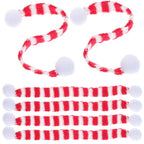 6 Pcs Christmas Mini Knitted Scarves Wine Bottle Ornaments Christmas Ornaments Richie's