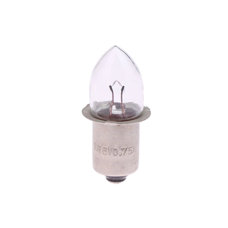 P13.5S Flashlight Replacement Bulbs 2.4V–7.2V Torch Lamp Replacement Light Bulb Richie's 6V 0.75A