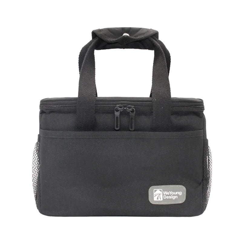 Women's Insulated Lunch Bag Large Waterproof Cooler Tote Insulated Lunch Bag Richie's Small Black China Mainland