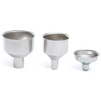 2Pcs Stainless Steel Mini Funnels – Kitchen, Bar & Flask Kitchen Funnel Set Richie's