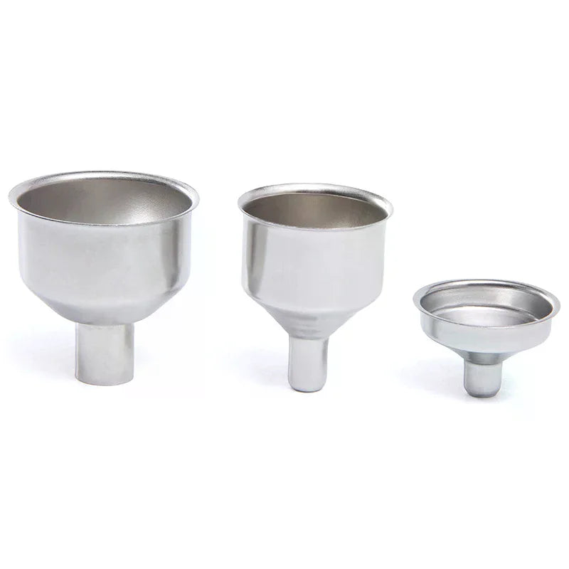 2Pcs Stainless Steel Mini Funnels – Kitchen, Bar & Flask Kitchen Funnel Set Richie's