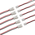 JST XH 2.54mm 2-Pin Male Female Wire Connector 20cm 26AWG Wire Cable Connector Richie's 20Pair