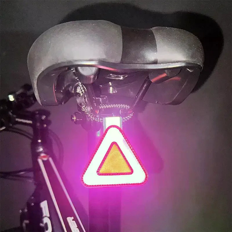 PVC Triangle Reflective Bike Safety Sticker – Night Visibility Bike Reflective Sticker Richie's