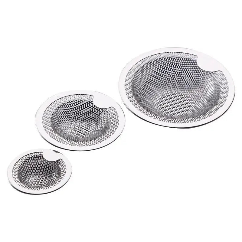 Stainless Steel Sink Drain Strainer Set – Fine Mesh, 3 Sizes Sink Drain Strainer Richie's