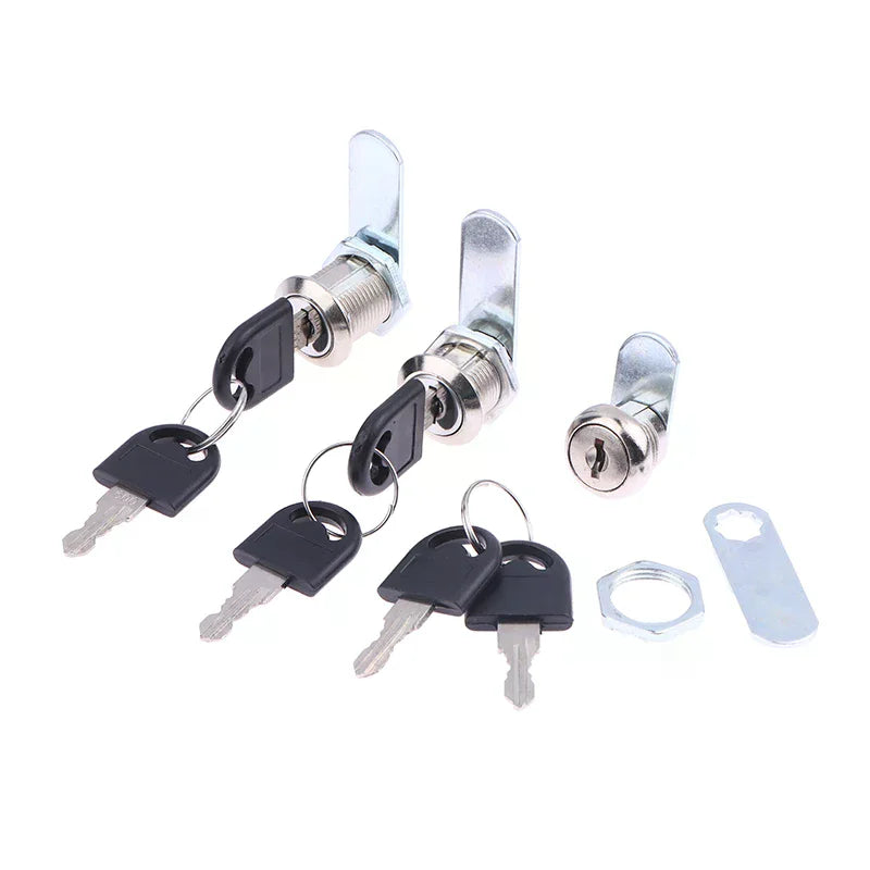 Zinc Alloy Cabinet Cylinder Lock with 2 Keys | Furniture Security Cabinet Cylinder Lock Richie's