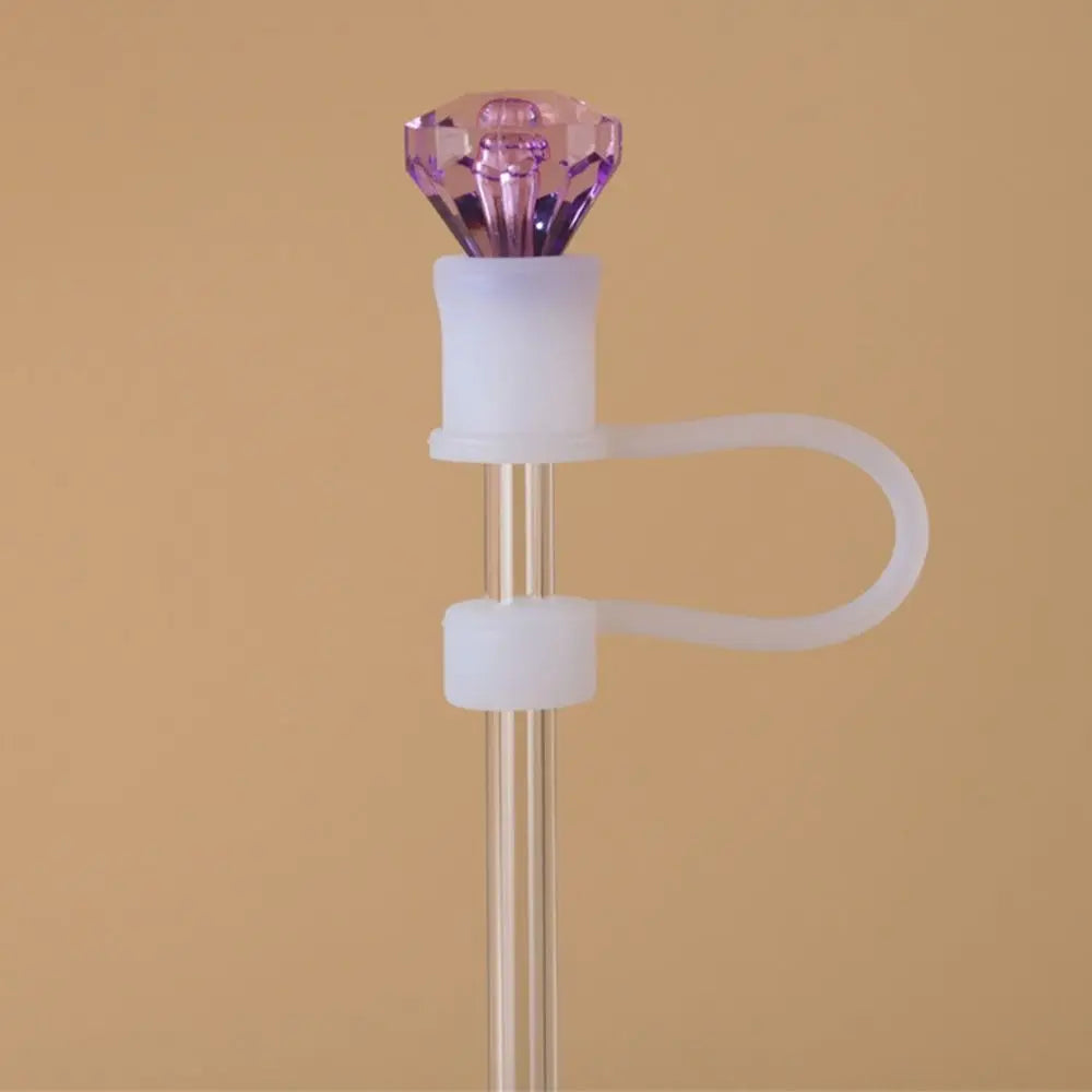 Silicone Straw Plug Diamond Shape Dust Cap | 10 Colors Straw Dust Cap Richie's