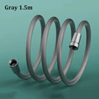 Anti-Kink Braided Shower Hose G1/2 Flexible Water Pipe Shower Hose Richie's 1.5M Gray