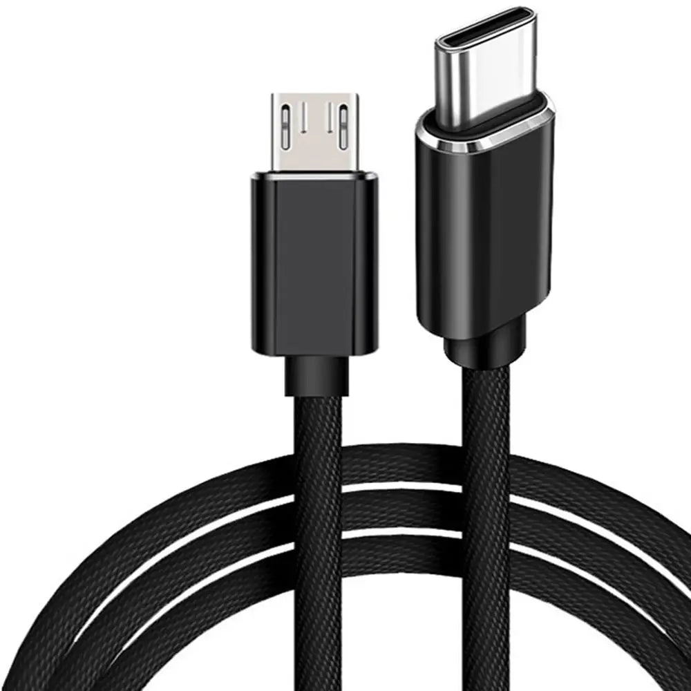 USB-C to Micro USB Fast Charging Cable 5A 100W QC4.0 – 1m USB Charging Cable Richie's