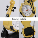 Violin Shaped Digital Alarm Clock – Novelty Desk Decor Novelty Alarm Clock Richie's