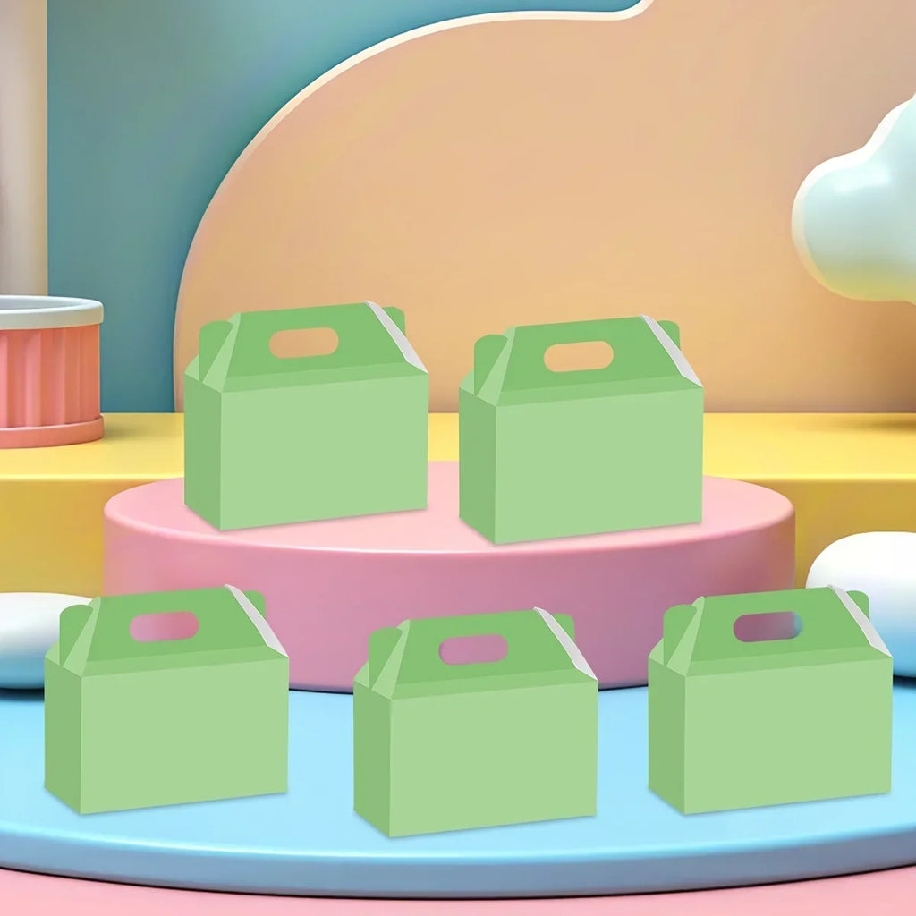 20 Pcs Light Green Kraft Paper Party Favor Boxes | Gift Packaging Party Favor Boxes Richie's