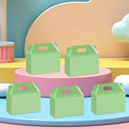 20 Pcs Light Green Kraft Paper Party Favor Boxes | Gift Packaging Party Favor Boxes Richie's