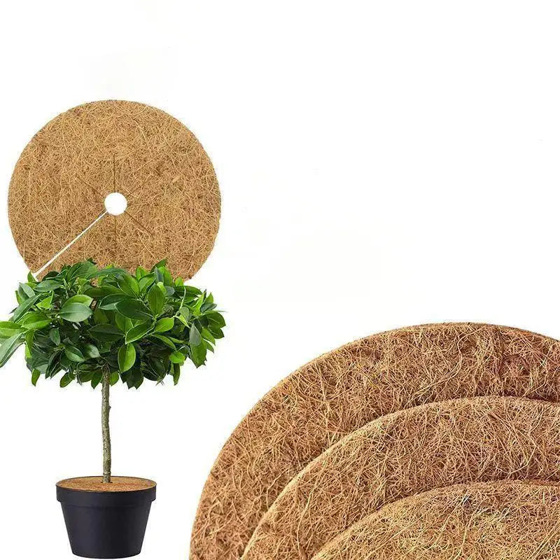 Coconut Coir Mulch Mat Tree Ring Weed Control 3-Pack Garden Mulch Mat Richie's