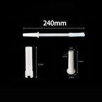 Reusable Silicone Straw Universal Fit Big Belly Cups 22–34cm Reusable Silicone Straw Richie's 240mm