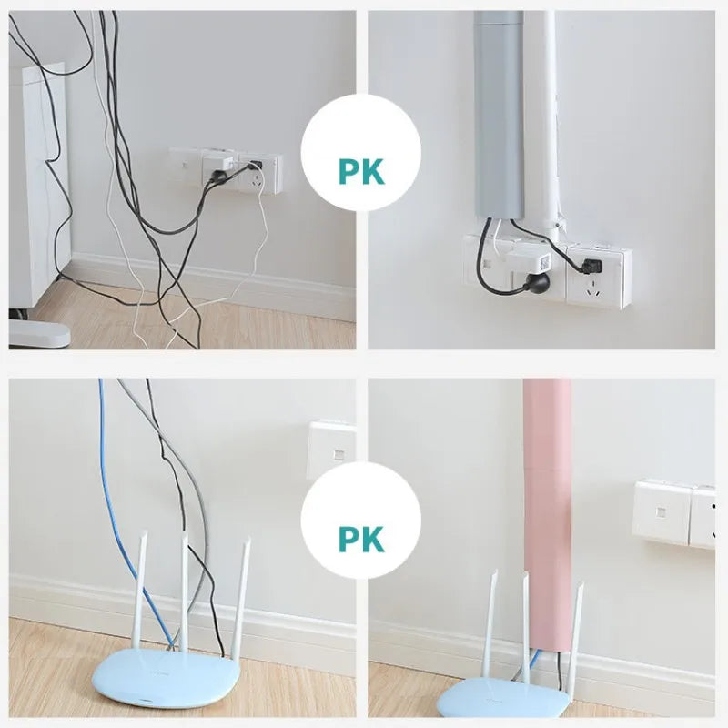 Self-Adhesive Wall Cable Duct Cover & Wire Organizer Clip Cable Duct Organizer Richie's