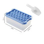 Round Ice Sphere Mold Tray with Scoop – Whiskey Ball Maker Ice Sphere Mold Richie's Blue