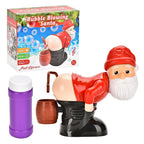 Christmas Santa Claus Bubble Blower with Music & Light Bubble Blower Toy Richie's 1 Set