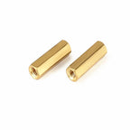 Brass Hex Standoff Spacer Female to Female M2–M5 | 5–50 Pcs Brass Standoff Spacer Richie's