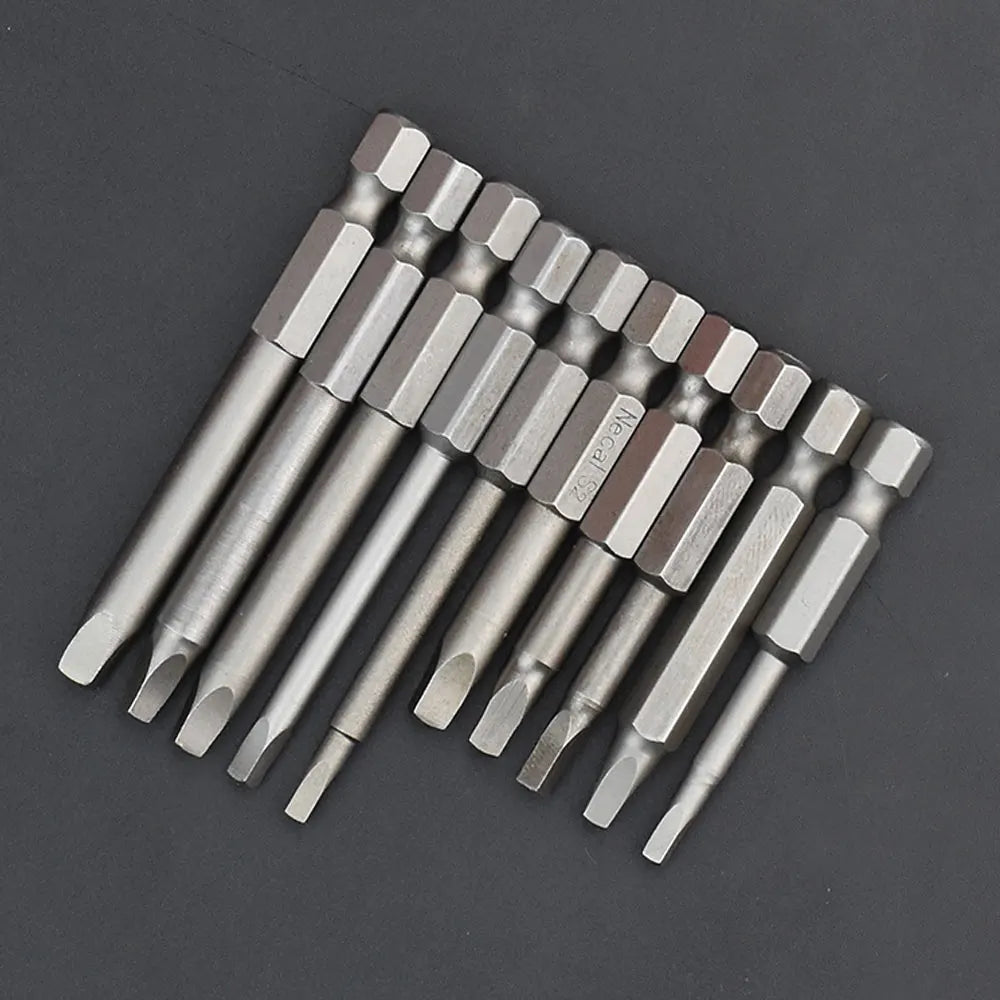 Magnetic Square Screwdriver Bit Set S2 Steel 50mm & 65mm SQ Screwdriver Bit Set Richie's