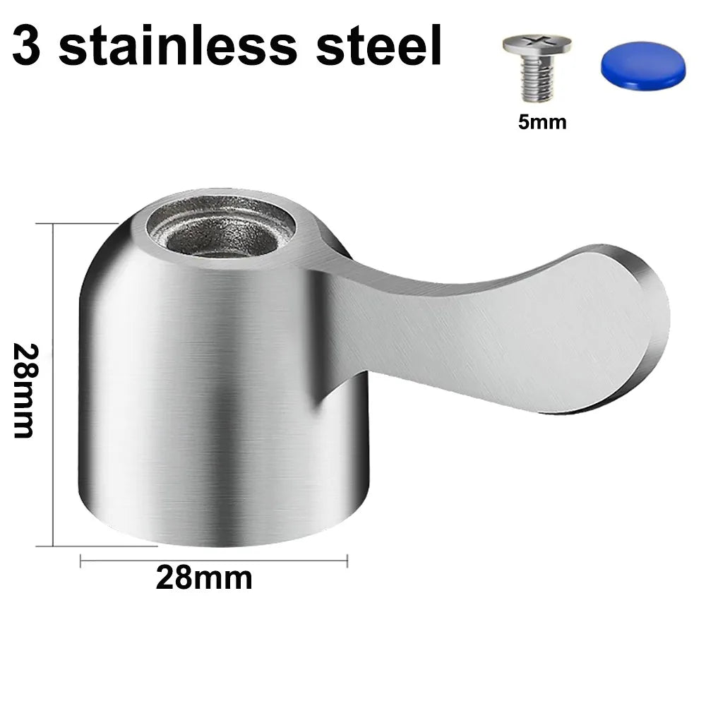 Triangle Valve Faucet Handle Knob – Universal Kitchen & Bath Faucet Handle Knob Richie's 3 Stainless Steel