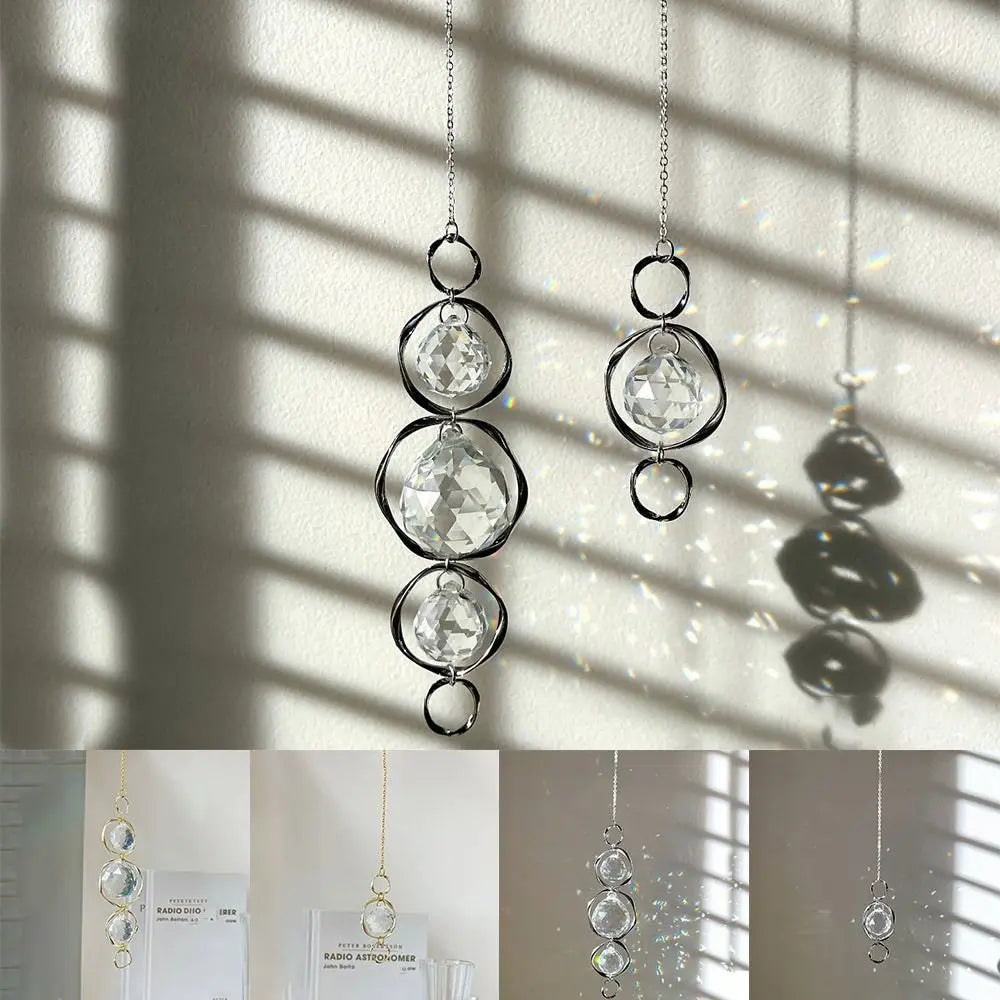 Crystal Glass Sun Catcher Rainbow Prism Hanging Pendant Sun Catcher Pendant Richie's