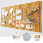 Self-Adhesive Felt Bulletin Board 40x60cm – No-Drill Wall Decor Felt Bulletin Board Richie's Brown