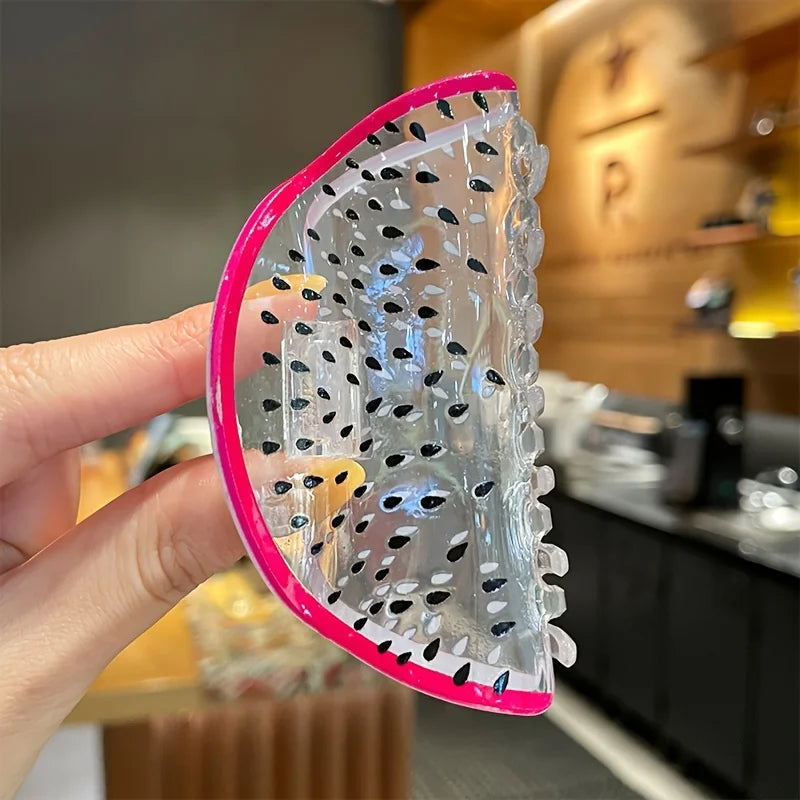 Dragon Fruit Hair Clip – Cute Cartoon Acrylic Barrette for Women Hair Clip Barrette Richie's