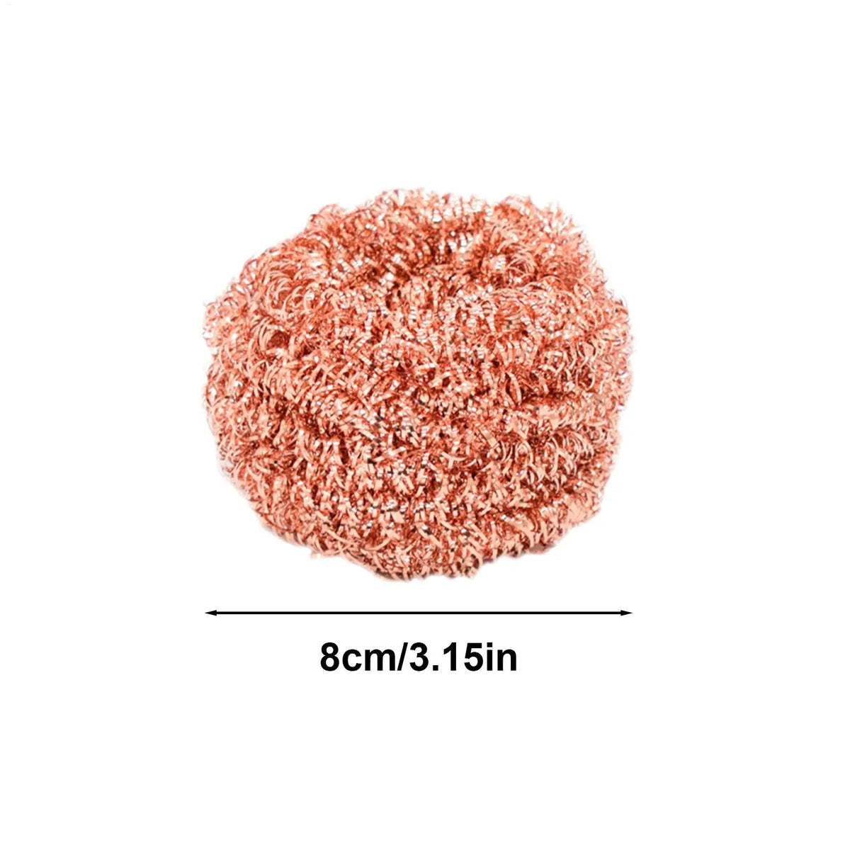 Copper Wire Pot Scrubbers Non-Scratch Dish Brush Set of 2 Kitchen Scrubber Brush Richie's