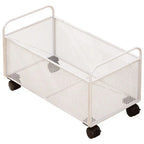 Iron Mobile Storage Box with Wheels – Rolling Desk Organizer Rolling Storage Organizer Richie's