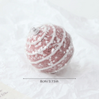 Pink Shatterproof Christmas Ornaments – Velvet Foam Ball Hangings Christmas Ornaments Richie's Ball 1