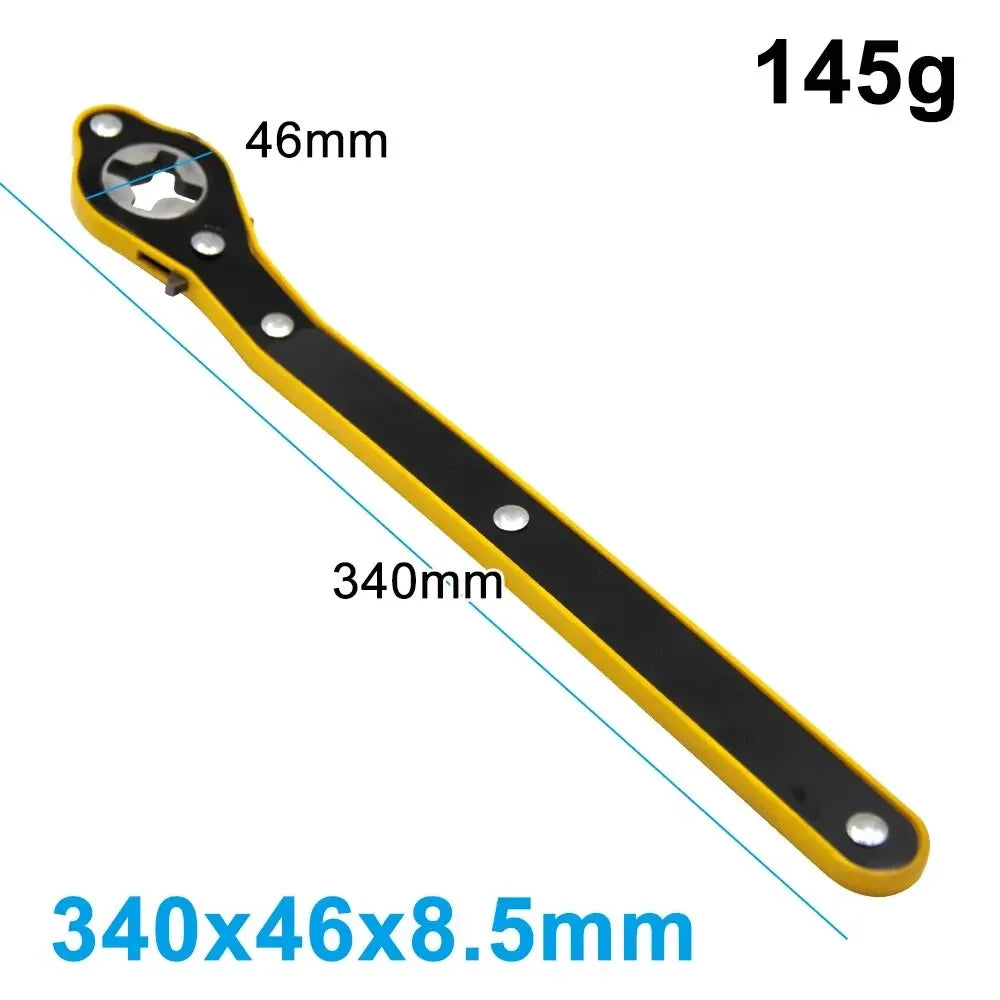 Car Scissor Jack Ratchet Wrench Set – Labor-Saving Tire Tool Ratchet Jack Wrench Richie's 1pc cross style