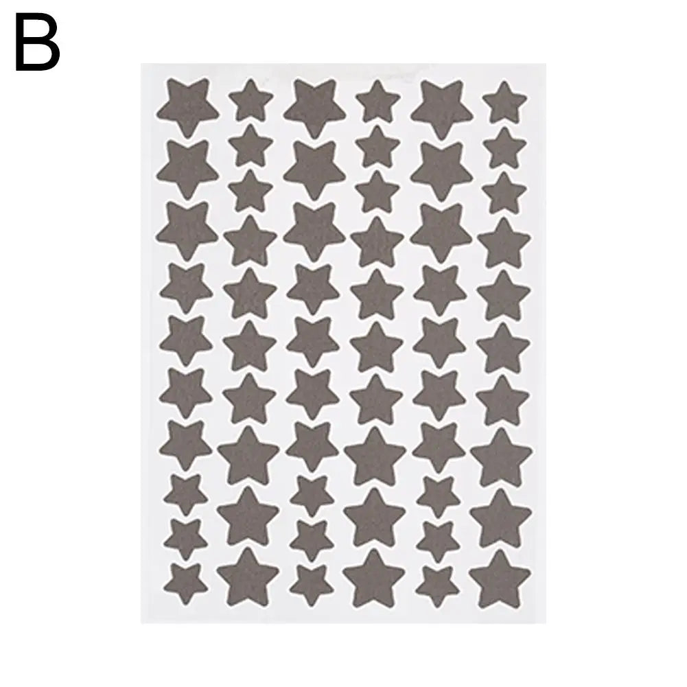 60pcs Star Blemish Patches – Invisible Pimple Cover Stickers Blemish Patch Richie's black