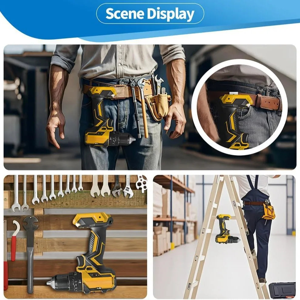 Belt Clip Hook for DeWalt 20V Drill & Impact Wrench – 6 Pack Power Tool Accessory Richie's