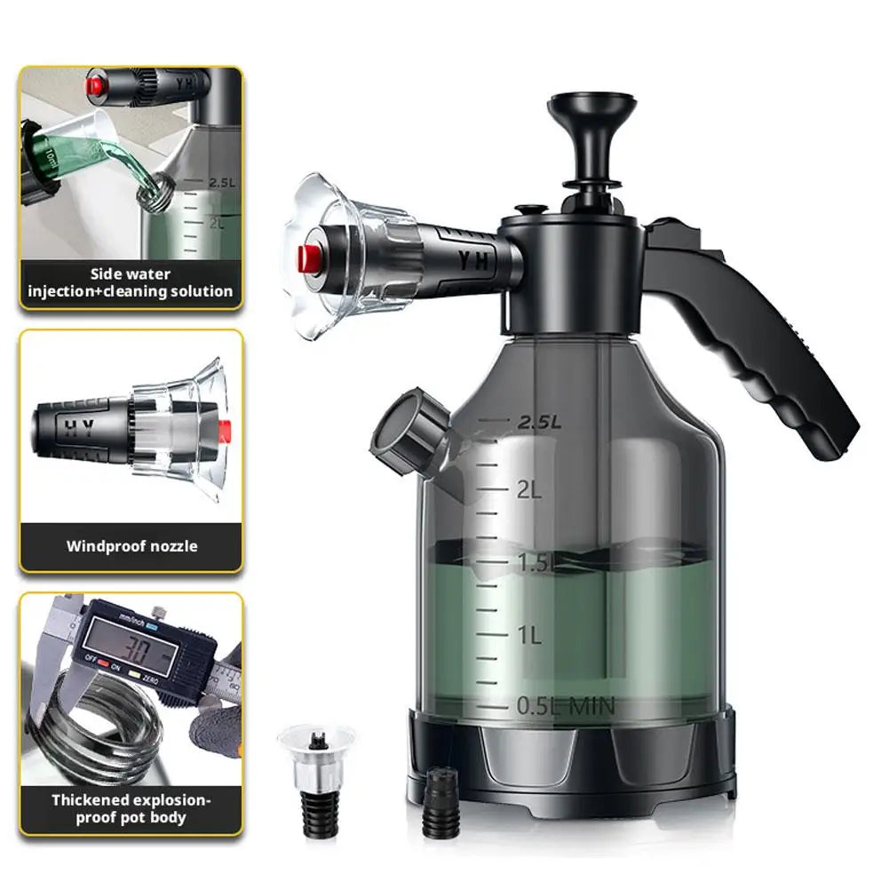 3L Hand Pump Foam Sprayer – Snow Foam Car Wash Cannon Foam Spray Bottle Richie's