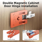 Cabinet Hinge Positioning Plate – Quick Install Seam Spacing Jig Cabinet Hinge Jig Richie's